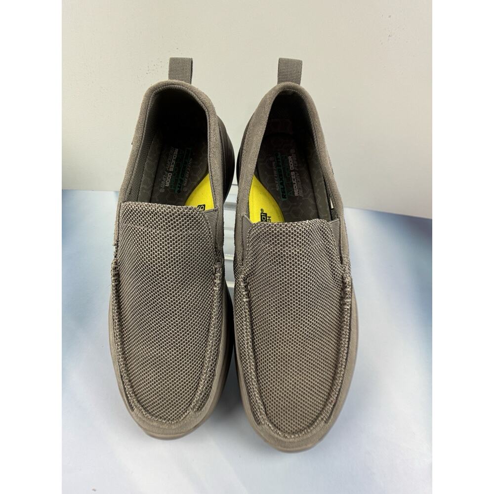 Mens Skechers Relaxed Fit Slade-Munson Slip-On Sz 12 Loafer Shoes Gray EUC - Picture 3 of 14